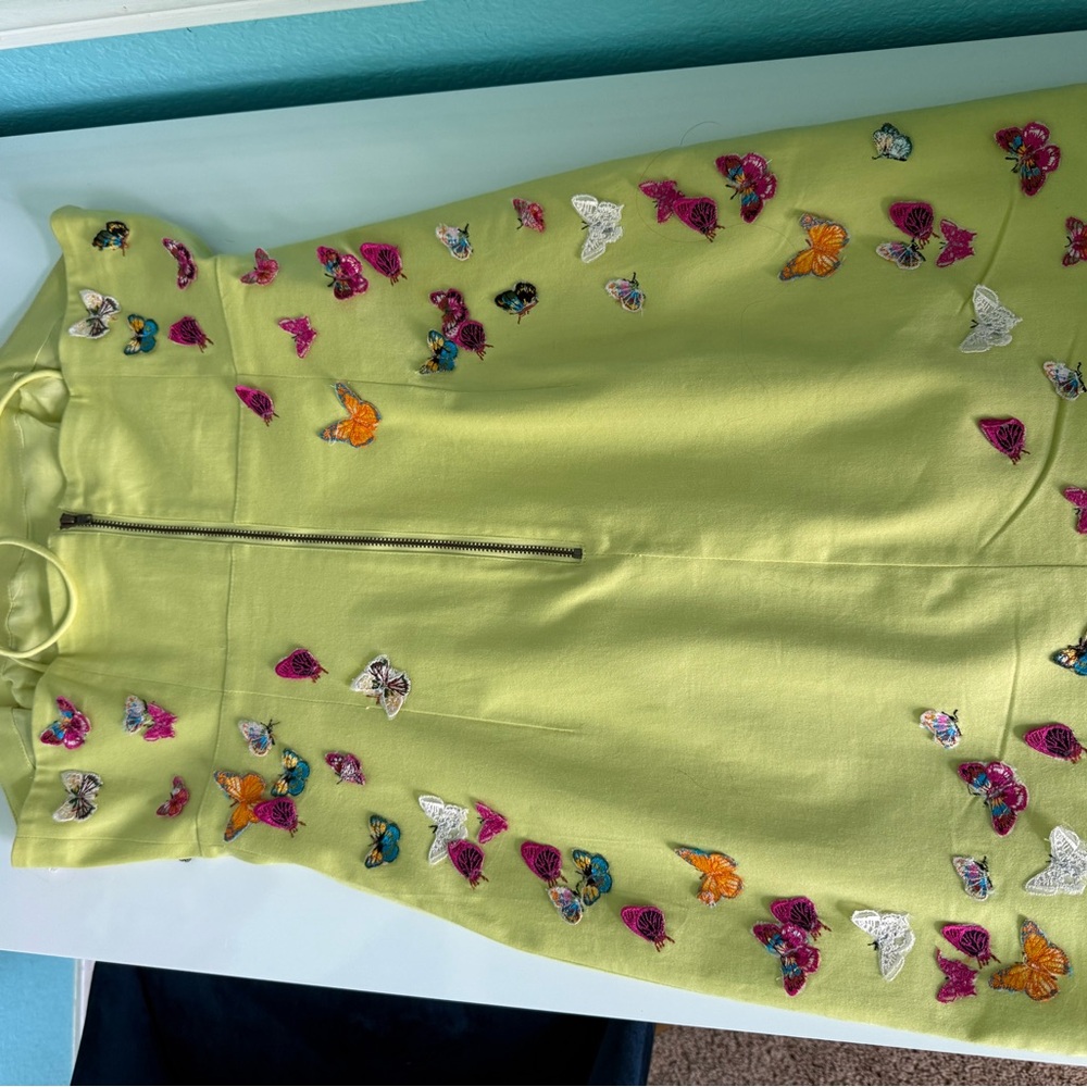 Anthropologie Maeve 3-D Butterfly Dress - Picture 8 of 10